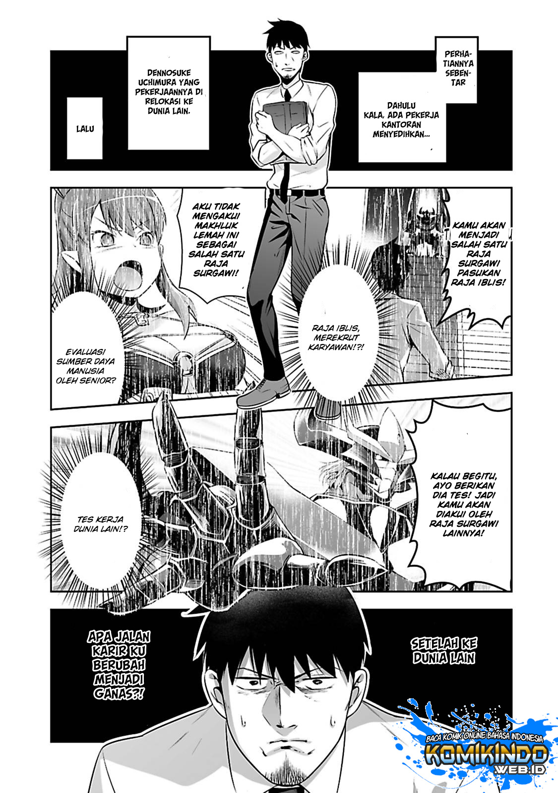Salaryman Ga Isekai Ni Ittara Shitennou Ni Natta Hanashi